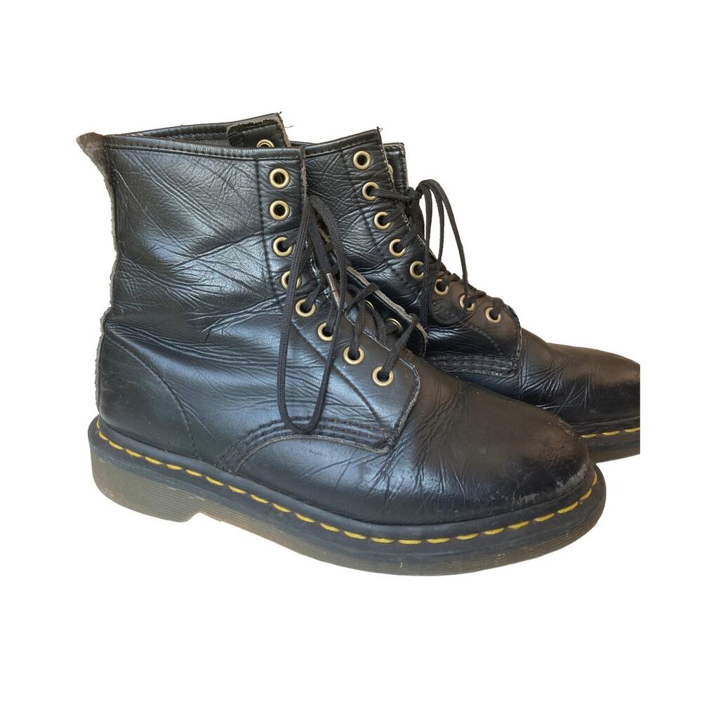 Dr. Martens Docs Vegan Faux Leather 1460 Felix Lace Up Punk Combat Boots 7